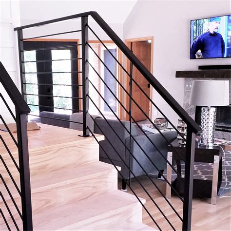 5 step stair railing indoor